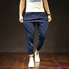 大尺碼長褲 大尺碼單寧牛仔褲 束腳牛仔褲 胖子男鬆緊腰抽繩褲  加肥加大尺碼牛仔褲 束腳褲 寬鬆休閒彈力長褲 歷史價格詳細信息