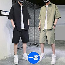 短袖襯衫男夏季時尚潮流寬鬆短袖工裝襯衫 歷史價格詳細信息