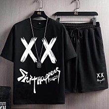 #婷婷百貨套裝 格紋套裝 夏季冰絲涼感套裝 大碼休閒套裝 韓版顯瘦套裝 男生衣著 歷史價格詳細信息