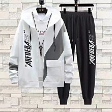 #婷婷百貨版長袖套裝 男生褲子 大碼套裝男 韓風外套套裝 男生外套 男生運動套裝 歷史價格詳細信息