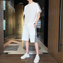 #婷婷百貨】冰絲套裝男士夏季輕薄透氣亞麻短袖長褲輕奢高端休閒運動兩件套 4R6I 歷史價格詳細信息