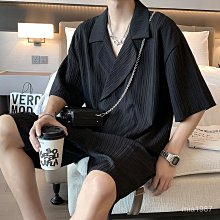 【男裝】夏季日係條紋翻領短袖POL 新款 五分袖 男生T恤 日係 短T 短袖上衣 硬挺 潮牌 素麵 落肩 不會透 F-MINTS名仕男裝 歷史價格詳細信息