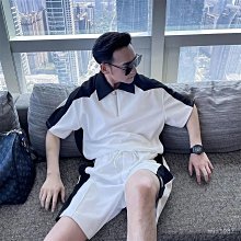 #婷婷百貨套潮男搭配一套衣服帥氣大學T  百搭休閑 韓版高街ins套裝上衣短褲男 歷史價格詳細信息