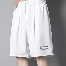 冰絲休閑短褲子男夏季超薄款外穿寬松透氣中褲韓版潮流男士五分褲 歷史價格詳細信息