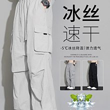 涼感 冰絲 男T 冰絲薄款休閑短褲男士夏季新款運動速干寬松男生白色五分褲子 歷史價格詳細信息