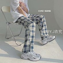 夏季格子背帶褲女學生韓版寬松2021新款闊腿褲+T恤背帶連體兩件套【2021新款套裝裙】 歷史價格詳細信息