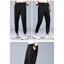 冰絲褲冰絲休閑褲 夏季新款薄款長褲速干網眼超薄款束腳男士運動褲子透氣 大尺碼長褲 涼感長褲 排汗褲 歷史價格詳細信息