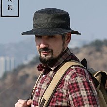 『皮皮創』原創設計手作防水油蠟帆布托特包。復古簡約防水帆布配牛皮單肩包男女通用出遊旅行休閒購物包 歷史價格詳細信息