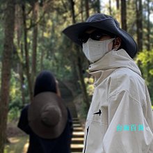 戶外登山帽女夏季大頭圍網眼徒步露營防紫外線牛仔漁夫帽聽策 歷史價格詳細信息