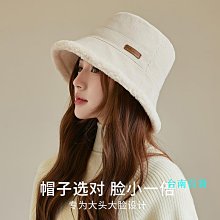 大頭圍漁夫帽秋冬麂皮絨大尺碼水桶帽大號65cm加深加大適合大臉圓臉 歷史價格詳細信息