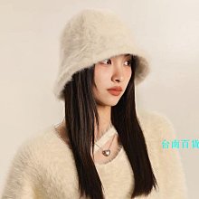 大頭圍兔毛漁夫帽女秋冬季國潮醒獅帽顯臉小水桶針織帽毛絨虎頭帽 歷史價格詳細信息