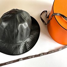 Hermes 附盒 羊皮 漁夫帽＿黑 價格比較,價格查詢,歷史價格詳細信息