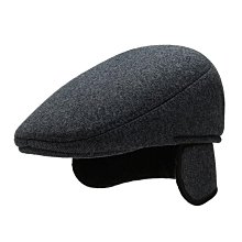 帽子男秋冬中老年人前進帽老人鴨舌帽毛呢加絨保暖護耳爸爸爺爺帽(SL) 歷史價格詳細信息