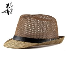 現貨 快速發貨男士禮帽潮韓版太陽帽夏季薄帽子男夏季遮陽帽戶外防曬爵士帽草帽 歷史價格詳細信息