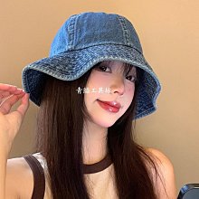 青絲日系小眾洗水做舊漁夫帽男女潮牌韓版百搭寬檐帽子顯臉小遮陽盆帽 歷史價格詳細信息