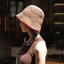 特細手鉤拉菲草帽女夏季防曬遮陽蝴蝶結綁帶海邊度假草編漁夫帽潮 歷史價格詳細信息