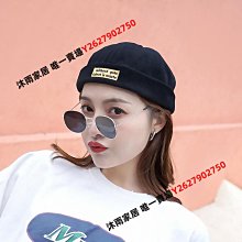 雅痞瓜皮帽子男 夏季薄款地主帽女寸頭潮牌復古嘻哈西瓜無簷水手帽水兵帽(DZM43)【FIZZE】 歷史價格詳細信息