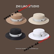 草編平頂禮帽女夏天出游防曬遮陽帽小眾款平頂帽日系穿搭休閑草帽-沐雨家居 歷史價格詳細信息