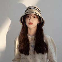 ganni tina帽大帽簷草帽女夏出遊抗uv遮陽帽草編遮陽漁夫帽 歷史價格詳細信息