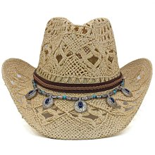 春夏男女草編西部牛仔帽遮陽防曬草帽旅遊騎馬遮陽帽寬簷禮帽 歷史價格詳細信息