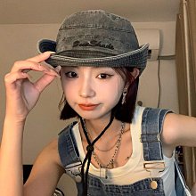 西部牛仔帽帽子女登山戶外露營帽男春夏季日系工裝漁夫帽cityboy 歷史價格詳細信息