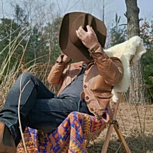 復古西部牛仔帽騎馬帽影視表演毛呢禮帽民族風爵士帽帶防風繩 歷史價格詳細信息