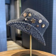 帽子 西部牛仔帽新品酷辣妹風大檐遮陽帽防皮革復古旅游度假翹邊爵士帽 歷史價格詳細信息