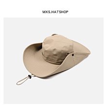 西部牛仔帽女抽繩漁夫帽男夏季度假大檐防曬太陽帽戶外釣魚登山帽 歷史價格詳細信息