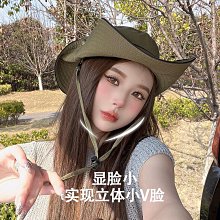 露營登山漁夫帽子男夏季戶外釣魚遮陽防曬帽大頭圍大檐西部牛仔帽 歷史價格詳細信息