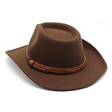 帽子 西部牛仔帽米白男女士戶外旅行帽騎馬帽毛呢禮帽防曬 Cowboy Hat 歷史價格詳細信息