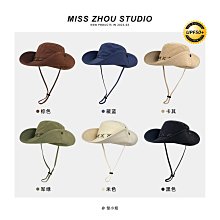 帽子 西部牛仔帽女辣妹戶外登山露營防水速干漁夫帽日系遮陽防曬帽子男 歷史價格詳細信息