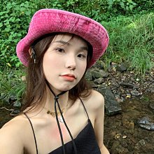 水洗西部牛仔帽女春夏季辣妹戶外遮陽漁夫帽抽繩登山防曬遮陽帽 歷史價格詳細信息