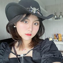 牛頭皮帶鉚釘爵士帽男女春夏秋戶外出遊遮陽帽大沿藏族西部牛仔帽 歷史價格詳細信息