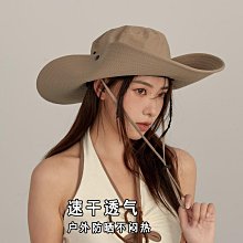 戶外西部牛仔透氣網格登山帽男徒步爬山旅行大檐防曬帽露營釣魚帽~百寶閣 歷史價格詳細信息