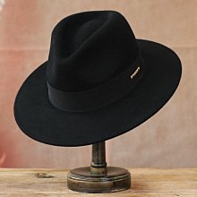 法式駝色秋冬平沿羊毛呢禮帽男女時尚寬簷帽黑色百搭爵士帽女 歷史價格詳細信息