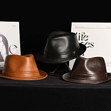 帽子真皮帽子 男士綿羊皮帽 牛仔帽 禮帽 韓版潮 戶外休閑中老年老人 歷史價格詳細信息