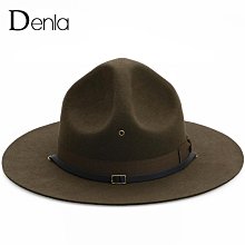 Denla純羊毛大檐西部牛仔帽子男女士騎馬節藏式禮帽防紫外線氈帽 歷史價格詳細信息