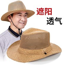 帽子爸爸草帽男士紳士帽禮帽遮陽帽中老年人涼帽防曬帽夏季透氣太陽帽 歷史價格詳細信息