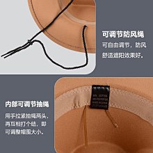 西部牛仔帽復古毛呢禮帽騎馬帽民族風帽帶防風繩帽簷可隨意凹造型 歷史價格詳細信息