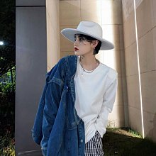 無性別穿搭漸變色情侶牛仔褲小眾設計感vintage直筒褲美式闊腿褲 歷史價格詳細信息