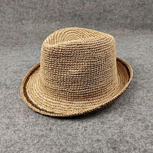草帽拉菲草手工編制爵士帽涼快透氣高級感禮帽男士女士百搭款寬沿大檐 新品 歷史價格詳細信息