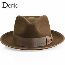 Denla純羊毛大檐西部牛仔帽子男女士騎馬節藏式禮帽防紫外線氈帽 歷史價格詳細信息