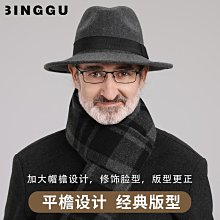 中老年秋冬帽子男士冬季保暖時尚羊毛禮帽爸爸爺爺防寒爵士帽圍巾 歷史價格詳細信息