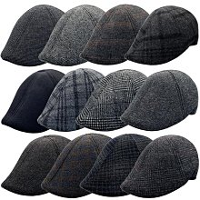 冬季帽子男前進帽夾棉鴨舌帽中老年人爸爸帽爺爺老頭帽加絨護耳帽 歷史價格詳細信息