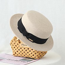 2024新款羊毛氈帽黑色禮帽女秋冬高檔法式優雅漁夫帽蕾絲寬簷盆帽 歷史價格詳細信息