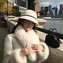 澳洲羊毛秋冬小禮帽女法式復古小沿盆帽漁夫帽顯臉小優雅米色冬季 歷史價格詳細信息