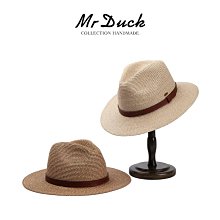 草帽mrduck手工編織巴拿馬草帽男夏天紳士遮陽帽白色禮帽女士防曬帽子 新品 歷史價格詳細信息
