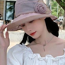 防曬帽女士遮陽帽太陽帽空頂帽草帽夏季遮臉防紫外線大帽檐帽子女 歷史價格詳細信息