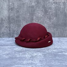 羊毛呢氈帽圓頂捲邊捲邊英倫復古小禮帽秋冬帽子女士韓版帽新品 歷史價格詳細信息