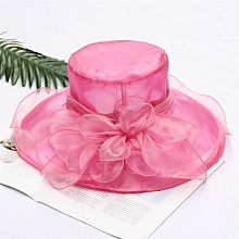 夏季女紗帽女士遮陽帽貴族帽子女網紗捲邊花朵禮帽女英倫名媛涼帽 歷史價格詳細信息